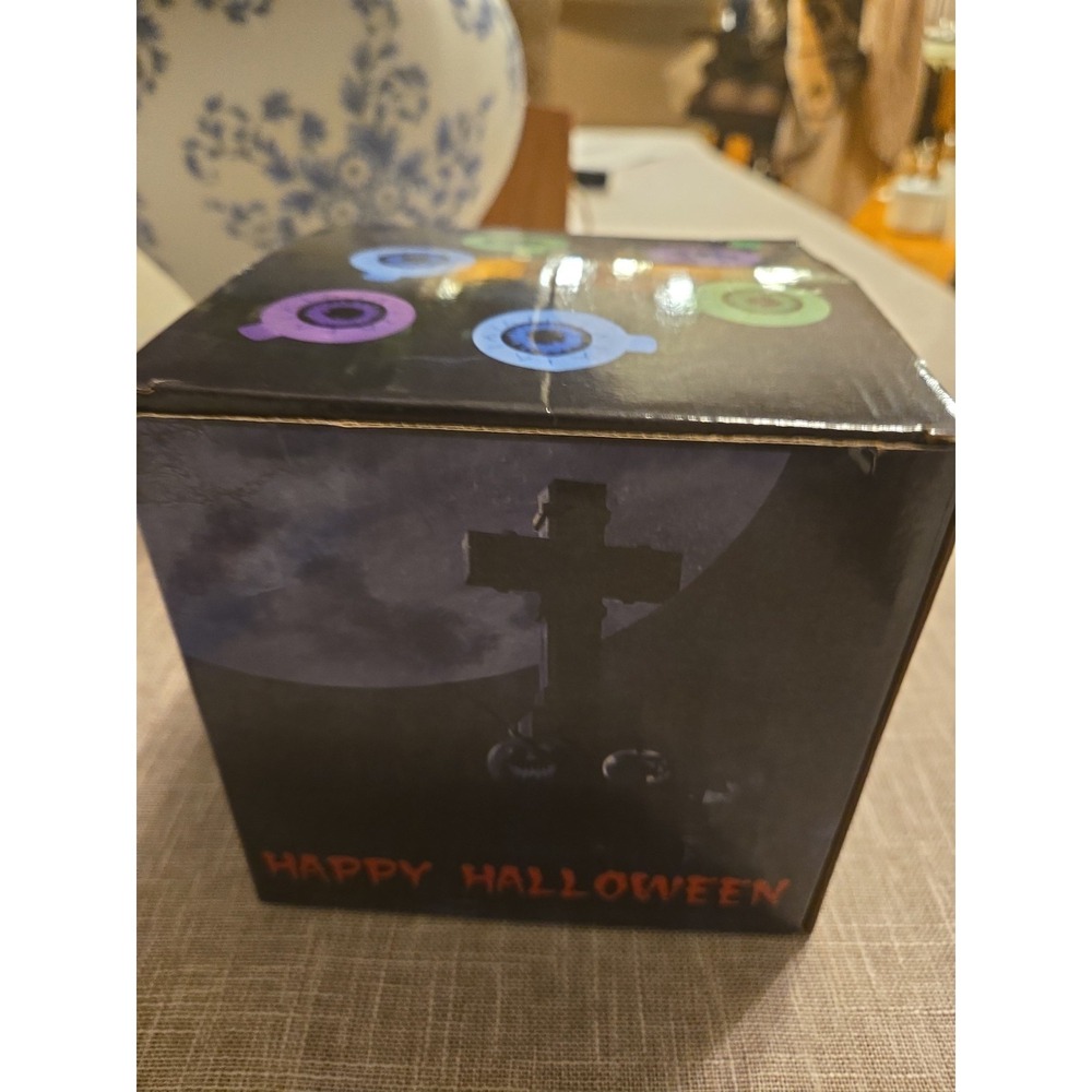 30 Led Eyeball String Lights 8 Modes Waterproof Halloween String Lights Blue